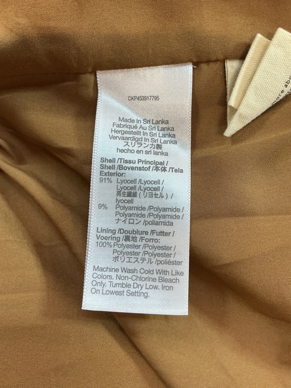 Madewell Caramel Tan Relaxed Double-Button Blazer Size XXL - Picture 3 of 5
